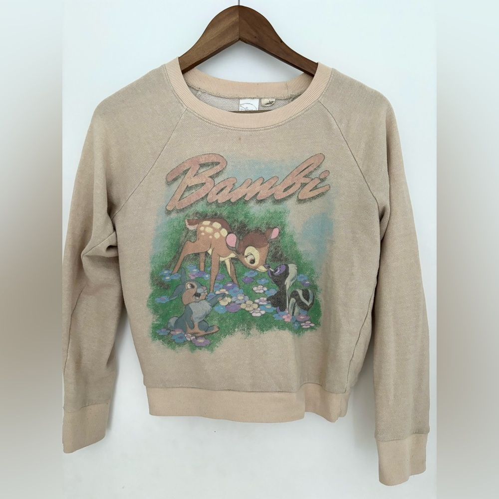 Disney Bambi Cropped Sweater
